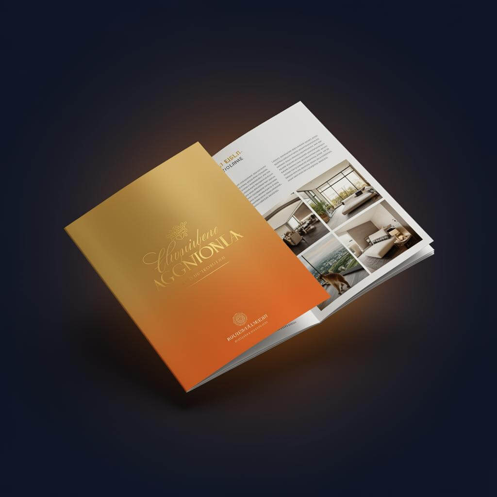 Premium brochure design mockup by Brochure Design Cost Delhi
